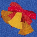 December Christmas Bells Quilt Block Pattern