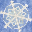 January Snowflake Quilt Block Pattern